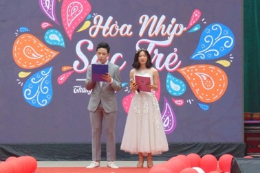 Tưng bừng ngày hội "Hòa nhịp sức trẻ" trường THCS Ngô Sỹ Liên