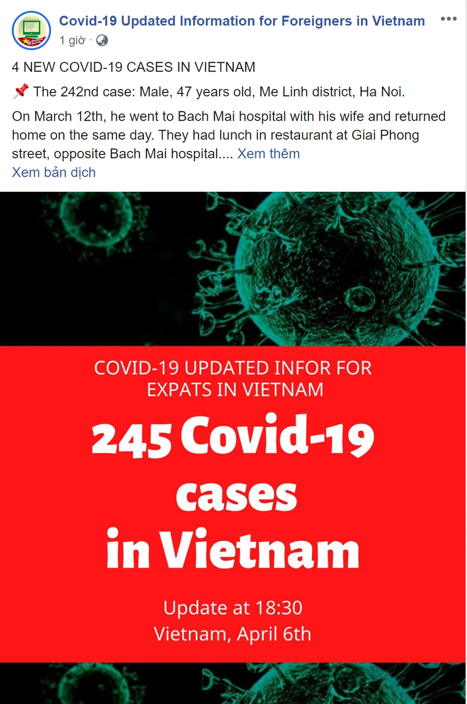 Nữ sinh cấp 3 lập trang thông tin Covid-19 cho người nước ngoài ở Việt Nam - 2 Nữ sinh cấp 3 lập trang thông tin Covid-19 cho người nước ngoài ở Việt Nam - 2