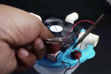 5 bước làm quạt điều hòa "mini" cực đơn giản