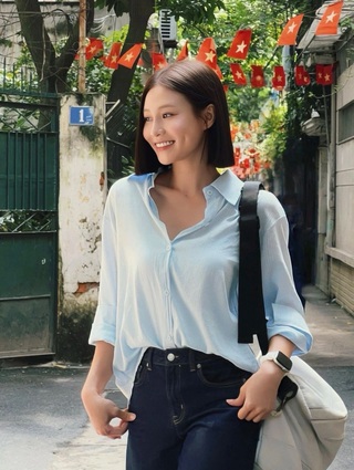 Đời thực gợi cảm, xinh đẹp của Quỳnh Châu "Cách em 1 milimet" - 3