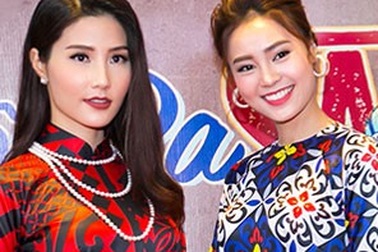 Dàn người đẹp xúng xính với áo dài họa tiết kiểu “Cô Ba Sài Gòn”