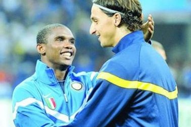 Eto’o khá có duyên ghi bàn vào lưới Barca tại Nou Camp