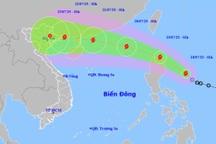 Bão Wipha hình thành và có thể mạnh lên cấp 11 giật cấp 14