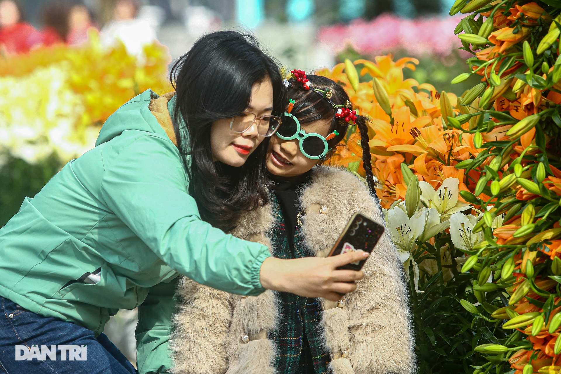 Hà Nội: Độc đáo cây thông Noel được kết từ 2.000 cành hoa ly tươi - 4 Hà Nội: Độc đáo cây thông Noel được kết từ 2.000 cành hoa ly tươi - 4