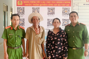 Giúp người đàn ông đi lạc 140km về nhà, nhờ tra cứu dữ liệu quốc gia