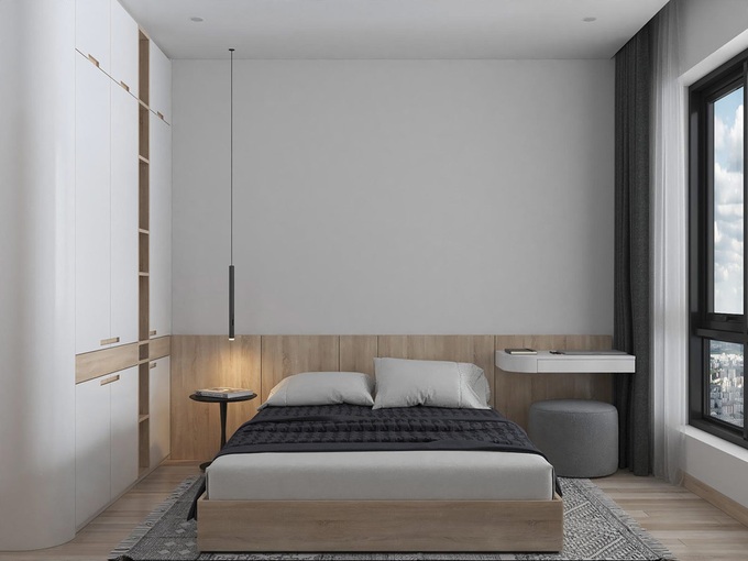 Tư vấn thiết kế nhà cấp 4 diện tích 65m² một tầng 3 phòng ngủ với chi phí 70 triệu đồng - Ảnh 7. Tư vấn thiết kế nhà cấp 4 diện tích 65m² một tầng 3 phòng ngủ với chi phí 70 triệu đồng - Ảnh 7.