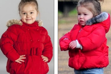 Bé 2 tuổi kiếm bộn tiền nhờ giống con gái David Beckham 