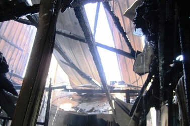 Hỏa hoạn cực lớn thiêu rụi 6 phòng trọ