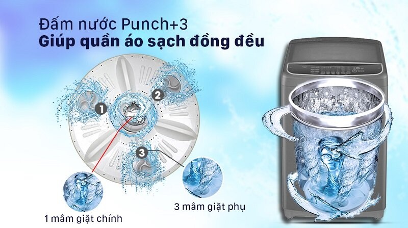 Giá máy giặt LG 13kg T2313VSAB giảm còn 6 triệu đồng, hàng "xịn" lại rất tiết kiệm điện nước