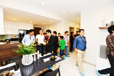 The GoldView tri ân khách hàng trong ngày lễ mở bán