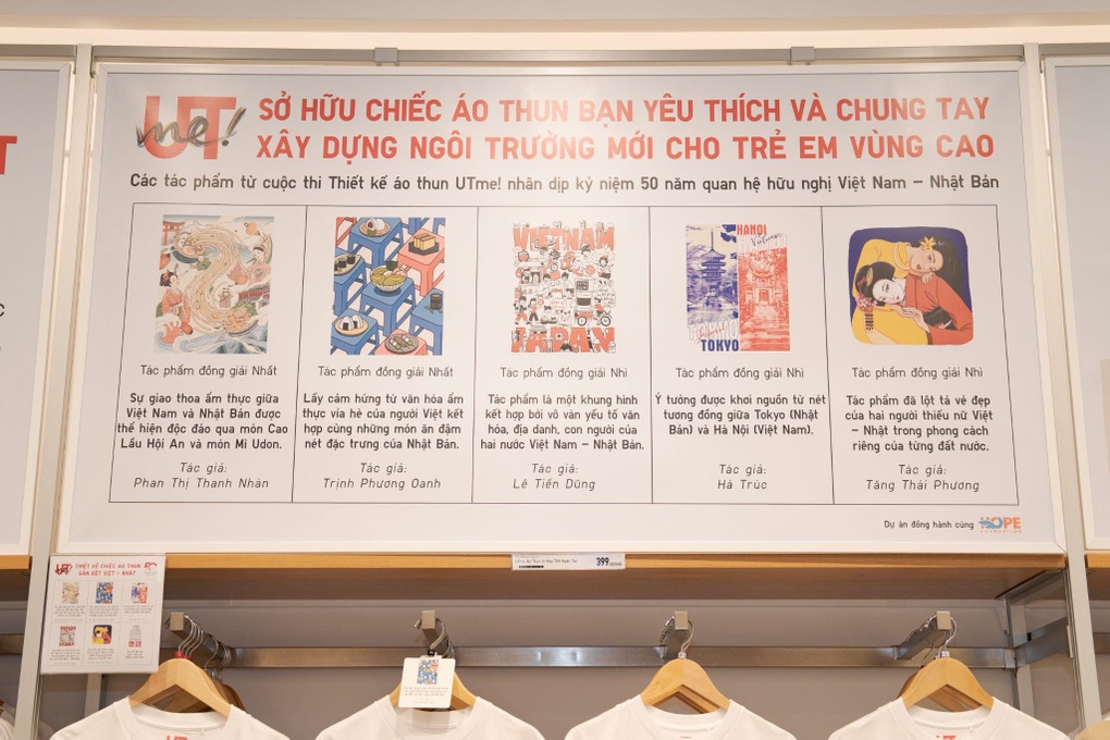 UNIQLO đóng góp doanh thu từ bộ sưu tập UTme! xây trường cho trẻ em vùng cao - 1 UNIQLO đóng góp doanh thu từ bộ sưu tập UTme! xây trường cho trẻ em vùng cao - 1