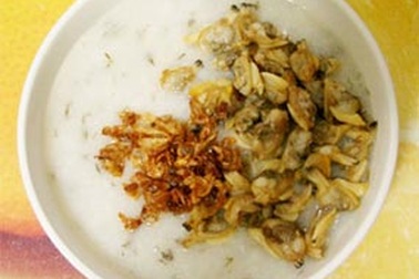 Cháo trai chữa u xơ tuyến tiền liệt