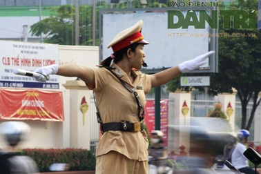 Những “bóng hồng” CSGT ở thành phố Hồ Chí Minh