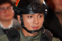 Mỹ nam cao 1,88m nổi bật trong đội hình tập luyện diễu hành là ai?