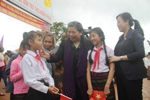 Phó Chủ tịch Quốc hội dự lễ khởi công xây dựng trường học miền núi