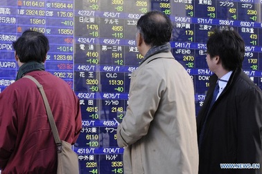 Chứng khoán Nhật Bản tăng mạnh nhất kể từ năm 2008