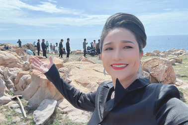 Cát Tường "sợ chết" vì phải mang giày cao gót đánh nhau trên vách đá