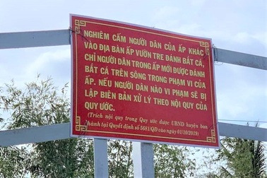 Quy ước lạ: Dân ấp nào đánh bắt cá trên sông ấp đó