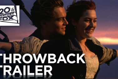 Leonardo DiCaprio và Kate Winslet trong trailer phim "Titanic"