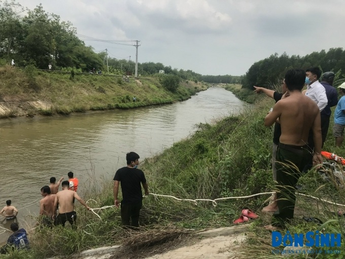 Dòng kênh bên trong Nhà máy thuỷ điện Minh Tân - nơi xảy ra vụ tai nạn lao động.