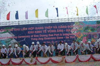 Khởi công “siêu” dự án Khu liên hợp thép và cảng