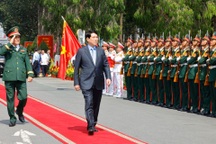 Chủ tịch nước Lương Cường thăm, chúc Tết tại Quân khu 9