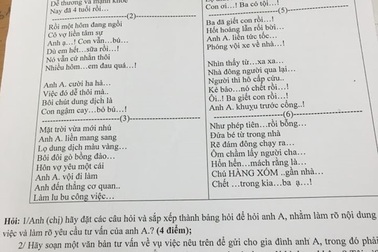 Thú vị với đề thi bằng thơ của trường ĐH Luật HN về tình huống "Cai sữa cho con"