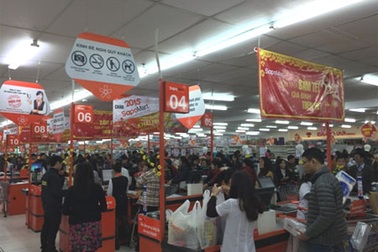 Đại siêu thị SapoMart Tây Hồ khai trương trong không khí Tết Nguyên đán 2015