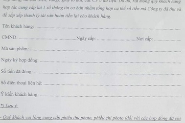 Người của công ty Alibaba đi phát tờ rơi để hoàn tiền cho khách hàng?