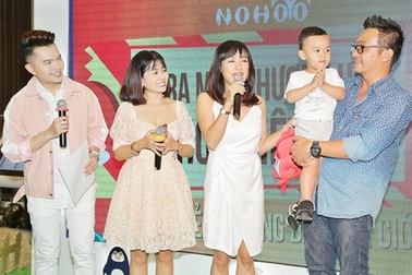 Gia đình Lê Bê La vui Tết thiếu nhi cùng balo trẻ em thương hiệu Nohoo