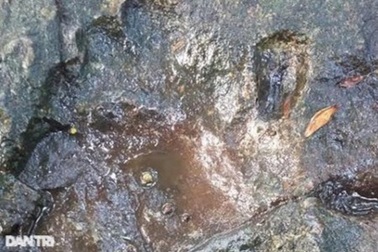 Bí ẩn "bàn chân tiên" dưới chân núi Đọ