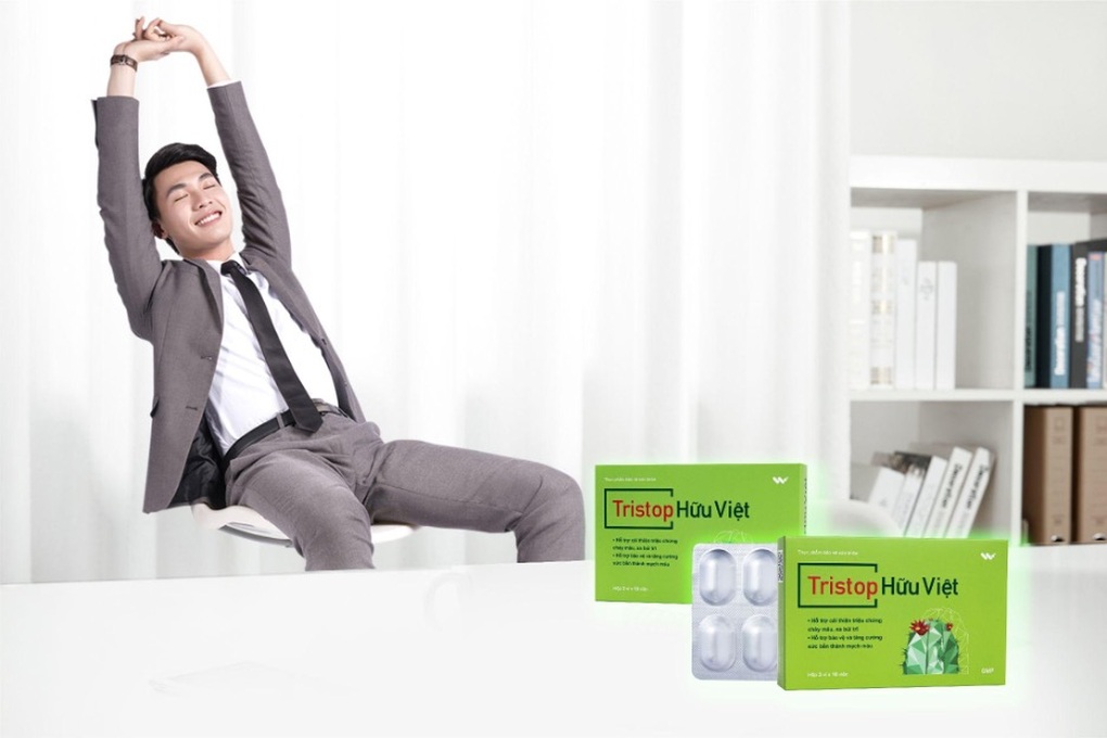 Tristop - Hỗ trợ tăng cường sức bền thành mạch, giảm triệu chứng trĩ - 3 Tristop - Hỗ trợ tăng cường sức bền thành mạch, giảm triệu chứng trĩ - 3