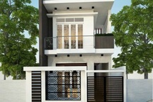 Mẫu nhà phố 2 tầng tuyệt đẹp cho khu đất mặt tiền hẹp