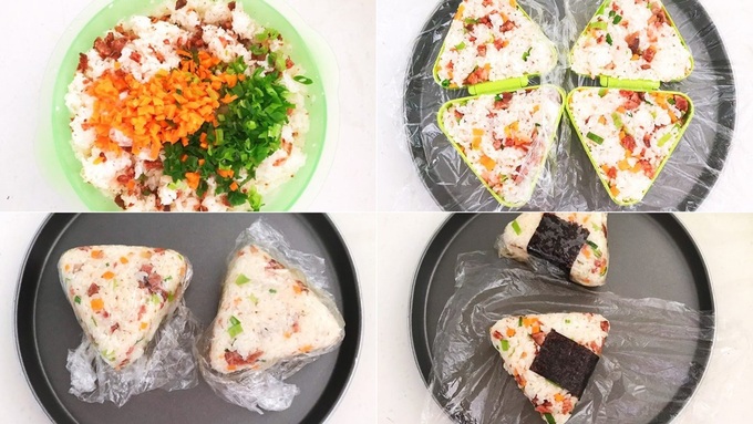 Cơm nắm làm nhanh ăn ngon lại đẹp mắt chuẩn không cần chỉnh cho bữa trưa văn phòng - Ảnh 3. Cơm nắm làm nhanh ăn ngon lại đẹp mắt chuẩn không cần chỉnh cho bữa trưa văn phòng - Ảnh 3.