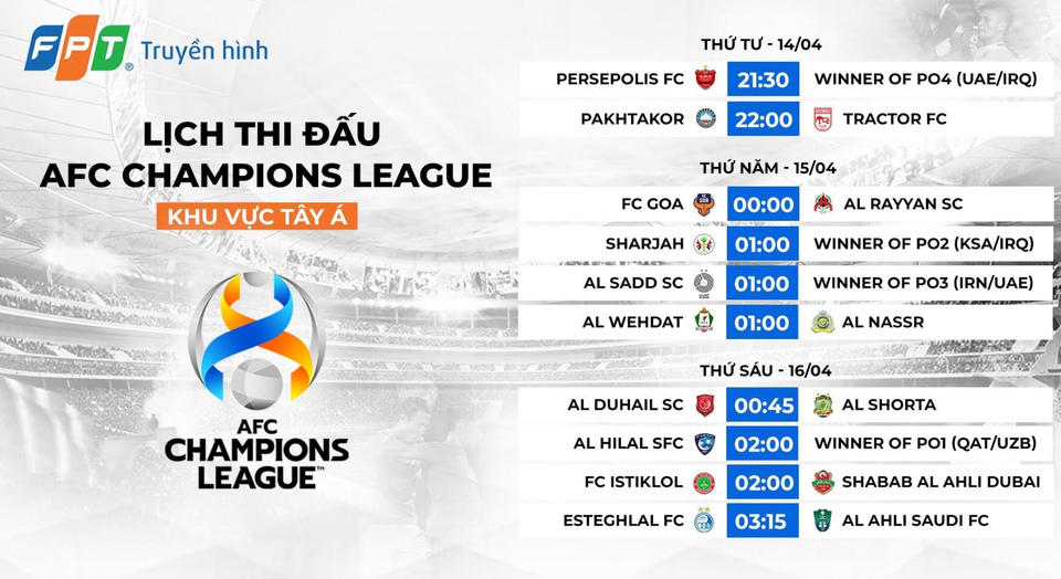 AFC Champions League 2021 chính thức khởi tranh trong tháng 4/2021 - 1 AFC Champions League 2021 chính thức khởi tranh trong tháng 4/2021 - 1