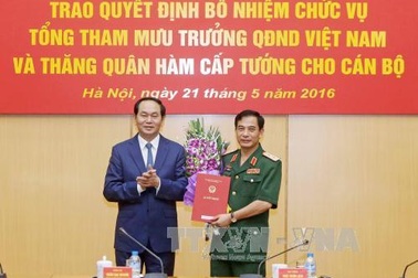 Trung tướng Phan Văn Giang làm Tổng Tham mưu trưởng