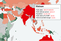Mỗi người Việt “gánh” hơn 21 triệu đồng nợ công