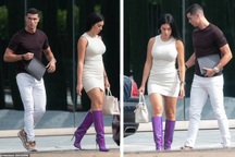 Ronaldo và bạn gái xuất hiện trên đường phố, đập tan tin đồn chia tay