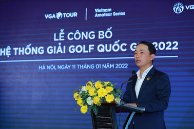 Công bố hệ thống giải đấu golf quốc gia năm 2022