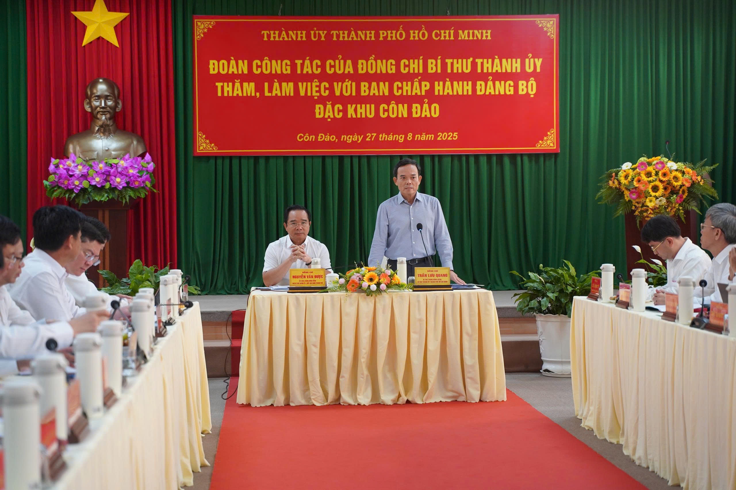 Bí thư Trần Lưu Quang: Côn Đảo cần chắt chiu từng tấc đất để phát triển - 1