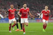 Thắng chung cuộc Club Brugge 7-1, Benfica tiến vào tứ kết Champions League