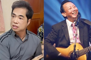 Ngọc Sơn hát bên giường bệnh, động viên NSND Thế Hiển chữa ung thư