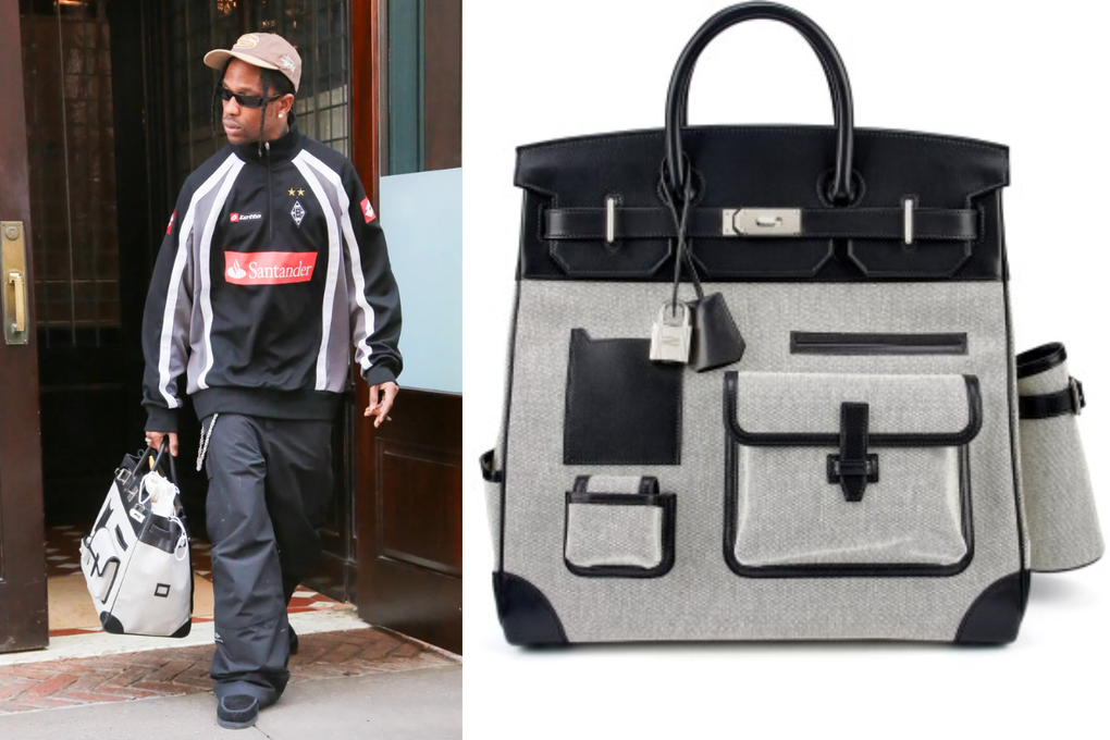 Rapper Travis Scott carries a giant Birkin bag, worth nearly one billion VND - 1