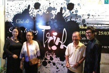 Hát cùng thư pháp những giai điệu Trịnh Công Sơn