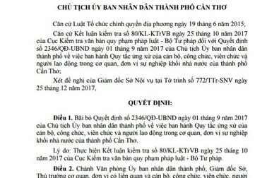 Hủy quy định cấm cán bộ mặc quần jeans, áo thun