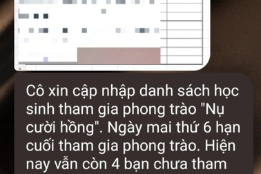 Phụ huynh uất nghẹn khi giáo viên truy tiền "Nụ cười hồng" hơn cả đòi nợ