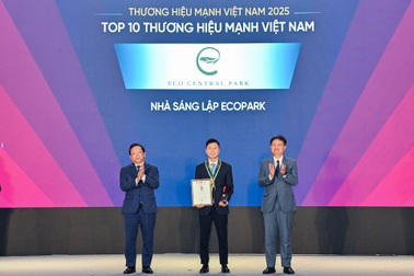 Nhà sáng lập Ecopark nhận giải thưởng “Top 10 thương hiệu mạnh Việt Nam 2025”