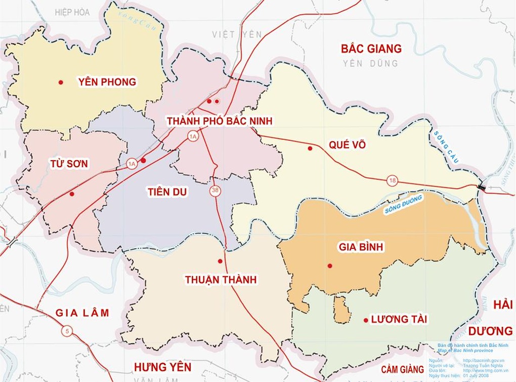Bắc Ninh: Hình hài thị xã Thuận Thành và Quế Võ vừa được thành lập - 1 Bắc Ninh: Hình hài thị xã Thuận Thành và Quế Võ vừa được thành lập - 1