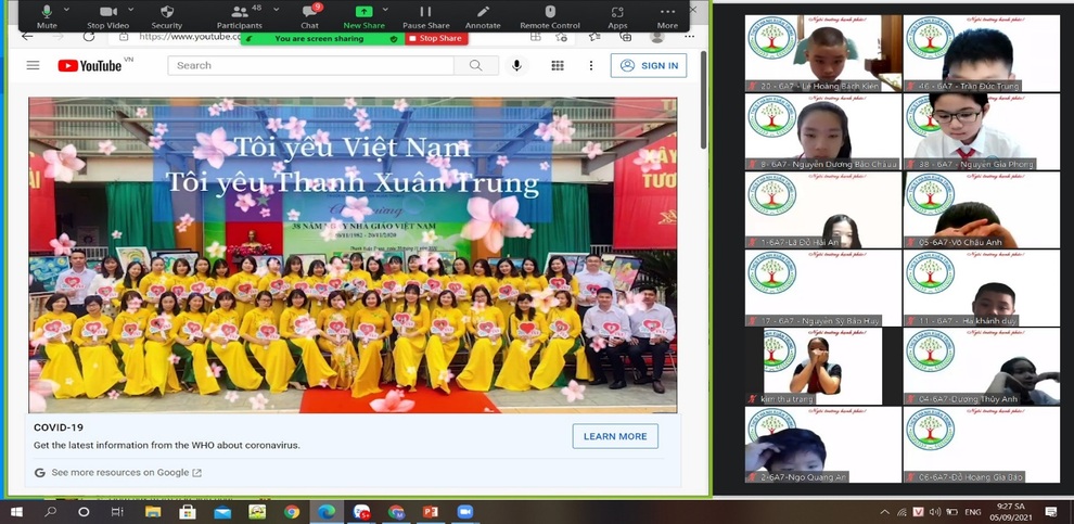 Học sinh giữa tâm dịch Thanh Xuân Trung chào đón năm học mới - 6 Học sinh giữa tâm dịch Thanh Xuân Trung chào đón năm học mới - 6