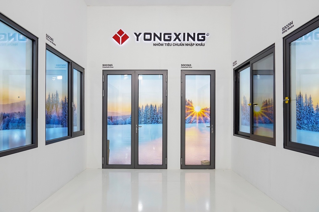 Nhôm Yongxing ra mắt cửa nhôm công nghệ fluorocarbon tại Vietbuild Hà Nội 2023 - 3 Nhôm Yongxing ra mắt cửa nhôm công nghệ fluorocarbon tại Vietbuild Hà Nội 2023 - 3